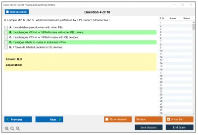 Cisco 400-101 CCIE Routing and Switching Written Practice test exam simulator test engine exam Prep practice test questions answers Image 4