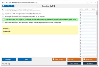 NCLEX NCLEX-PN National Council Licensure Examination(NCLEX-PN) Practice test exam simulator test engine exam Prep practice test questions answers Image 9