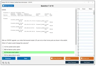 Netapp NS0-162 NetApp Certified Data Administrator (ONTAP) Practice test exam simulator test engine exam Prep practice test questions answers Image 7