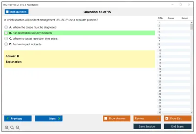 ITIL ITILFND-V4 ITIL 4 Foundation Practice test exam simulator test engine exam Prep practice test questions answers Image 13