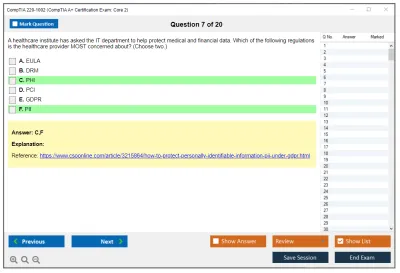 CompTIA 220-1002 CompTIA A+ Certification Exam: Core 2 Practice test exam simulator test engine exam Prep practice test questions answers Image 7