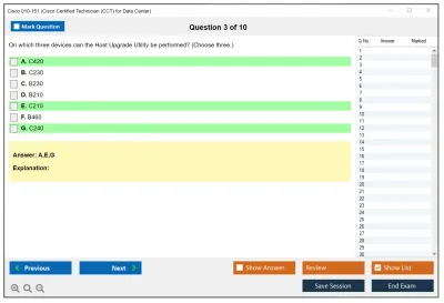Cisco 010-151 Supporting Cisco Datacenter Networking Devices Practice test exam simulator test engine exam Prep practice test questions answers Image 3