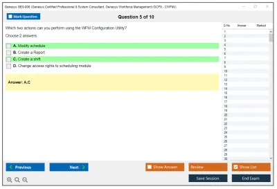 Genesys GE0-806 Genesys Certified Professional 8 System Consultant, Genesys Workforce Management (GCP8 - CWFM) Practice test exam simulator test engine exam Prep practice test questions answers Image 5