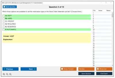 IBM C2010-570 IBM Maximo Asset Management V7.5 Implementation Practice test exam simulator test engine exam Prep practice test questions answers Image 5