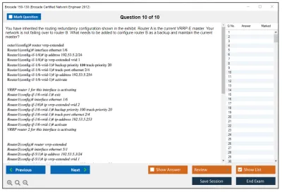 Brocade 150-130 Brocade Certified Network Engineer 2012 Practice test exam simulator test engine exam Prep practice test questions answers Image 10