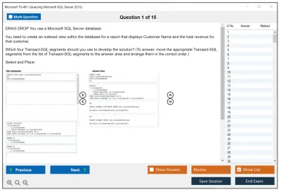 Microsoft 70-461 Querying Microsoft SQL Server 2012 Practice test exam simulator test engine exam Prep practice test questions answers Image 1