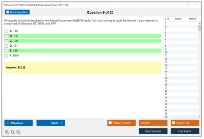 ECCouncil 312-50v12 Certified Ethical Hacker Exam (CEHv12) Practice test exam simulator test engine exam Prep practice test questions answers Image 9