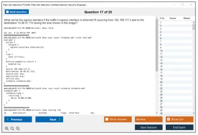 Palo Alto Networks PCNSE Palo Alto Networks Certified Security Engineer (PCNSE) PAN-OS 11.0 Practice test exam simulator test engine exam Prep practice test questions answers Image 17