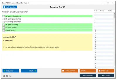 Scrum PSD Professional Scrum Developer I (PSD 1) Practice test exam simulator test engine exam Prep practice test questions answers Image 3