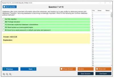 Huawei H12-731_V2.0 HCIE-Security (Written) V2.0 Practice test exam simulator test engine exam Prep practice test questions answers Image 7