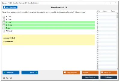 Genesys PC-CIC-Core PureConnect: CIC Core Certification Practice test exam simulator test engine exam Prep practice test questions answers Image 4