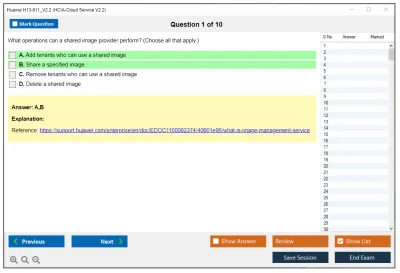 Huawei H13-811_V2.2 HCIA-Cloud Service V2.2 Practice test exam simulator test engine exam Prep practice test questions answers Image 1
