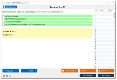 Huawei H12-811_V1.0 HCIA-Datacom V1.0 Exam Practice test exam simulator test engine exam Prep practice test questions answers Image 9