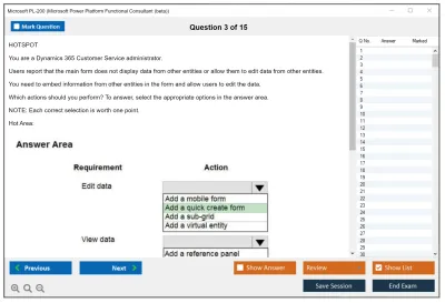 Microsoft PL-200 Microsoft Power Platform Functional Consultant Practice test exam simulator test engine exam Prep practice test questions answers Image 3