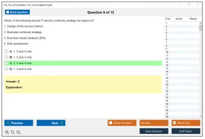 ITIL ITIL-4-Foundation ITIL 4 Foundation Exam Practice test exam simulator test engine exam Prep practice test questions answers Image 9
