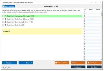 Checkpoint 156-560 Check Point Certified Cloud Specialist (CCCS) Practice test exam simulator test engine exam Prep practice test questions answers Image 2
