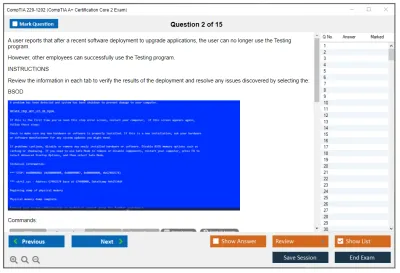 CompTIA 220-1202 CompTIA A+ Certification Exam: Core 2 Practice test exam simulator test engine exam Prep practice test questions answers Image 2