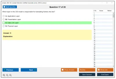 Juniper JN0-102 Juniper Networks Certified Associate Junos (JNCIA-Junos) Practice test exam simulator test engine exam Prep practice test questions answers Image 17