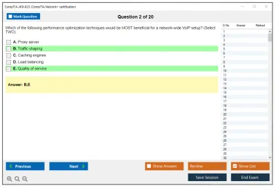 CompTIA JK0-023 CompTIA Network+ certification Practice test exam simulator test engine exam Prep practice test questions answers Image 2