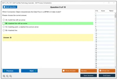 SAP C_PO_7517 SAP Certified Technology Associate - SAP Process Orchestration Practice test exam simulator test engine exam Prep practice test questions answers Image 9