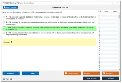 HP HPE2-E72 Selling HPE Hybrid Cloud Solutions Practice test exam simulator test engine exam Prep practice test questions answers Image 3