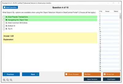 Riverbed 810-01 RCPE Certified Professional Network & Infrastructure Visibility Practice test exam simulator test engine exam Prep practice test questions answers Image 4