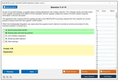 Mulesoft MCIA-Level-1 MuleSoft Certified Integration Architect - Level 1 Practice test exam simulator test engine exam Prep practice test questions answers Image 3