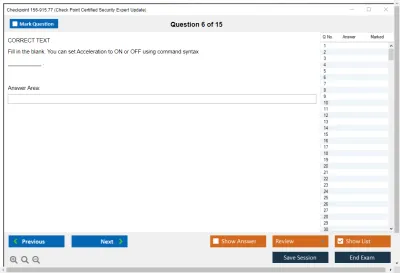 Checkpoint 156-915.77 Check Point Certified Security Expert Update Practice test exam simulator test engine exam Prep practice test questions answers Image 6