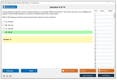 Palo Alto Networks PSE-Platform PSE Platform – Professional Practice test exam simulator test engine exam Prep practice test questions answers Image 9