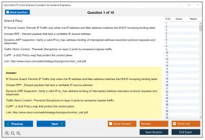 Cisco 648-375 Cisco Express Foundation for Systems Engineers Practice test exam simulator test engine exam Prep practice test questions answers Image 1