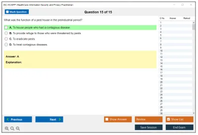 ISC2 HCISPP HealthCare Information Security and Privacy Practitioner Practice test exam simulator test engine exam Prep practice test questions answers Image 15
