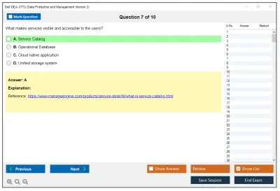 Dell DEA-3TT2 Associate - Data Protection and Management Version 2 Exam Practice test exam simulator test engine exam Prep practice test questions answers Image 7