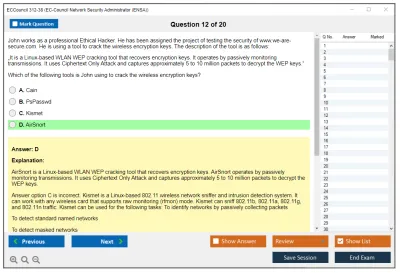 ECCouncil 312-38 Certified Network Defender (CND) Practice test exam simulator test engine exam Prep practice test questions answers Image 12