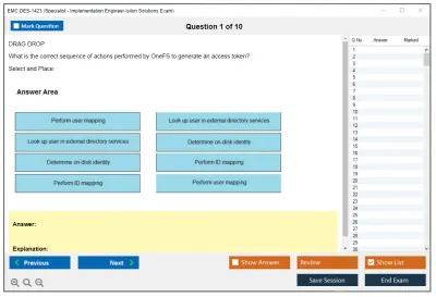 EMC DES-1423 Specialist - Implementation Engineer, Isilon Solutions Exam Practice test exam simulator test engine exam Prep practice test questions answers Image 1