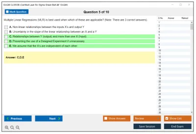 GAQM CLSSGB Certified Lean Six Sigma Green Belt (CLSSGB) Practice test exam simulator test engine exam Prep practice test questions answers Image 5