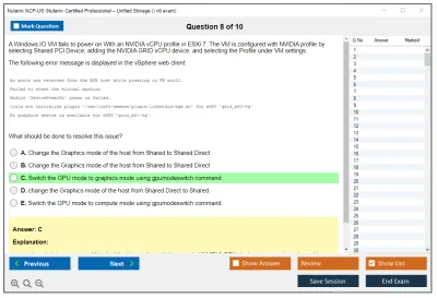 Nutanix NCP-US Nutanix Certified Professional – Unified Storage (NCP-US) v6 exam Practice test exam simulator test engine exam Prep practice test questions answers Image 8