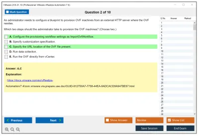 VMware 2V0-31.19 Professional VMware vRealize Automation 7.6 Practice test exam simulator test engine exam Prep practice test questions answers Image 2