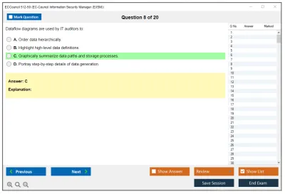 ECCouncil 512-50 EC-Council Information Security Manager (E|ISM) Practice test exam simulator test engine exam Prep practice test questions answers Image 8