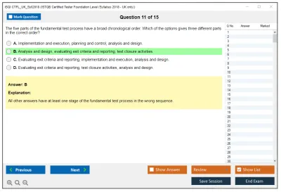 iSQI CTFL_UK_Syll2018 ISTQB Certified Tester Foundation Level (Syllabus 2018 - UK only) Practice test exam simulator test engine exam Prep practice test questions answers Image 11