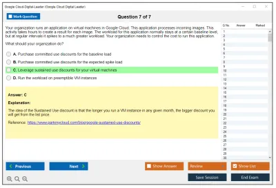 Google Cloud-Digital-Leader Google Cloud Digital Leader exam Practice test exam simulator test engine exam Prep practice test questions answers Image 7