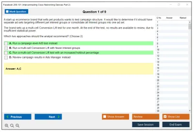 Facebook 200-101 Interconnecting Cisco Networking Devices Part 2 Practice test exam simulator test engine exam Prep practice test questions answers Image 1