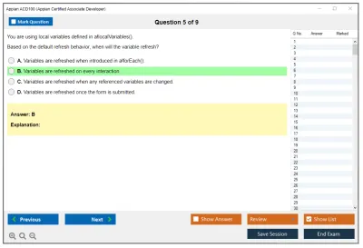 Appian ACD100 Appian Certified Associate Developer Practice test exam simulator test engine exam Prep practice test questions answers Image 5