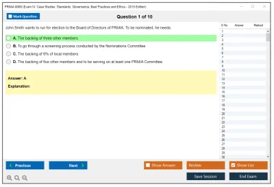 PRMIA 8009 Exam IV: Case Studies: Standards: Governance, Best Practices and Ethics - 2015 Edition Practice test exam simulator test engine exam Prep practice test questions answers Image 1