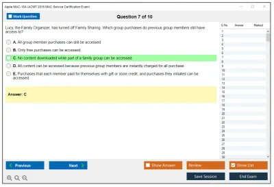 Apple MAC-16A ACMT 2016 Mac Service Certification Exam Practice test exam simulator test engine exam Prep practice test questions answers Image 7
