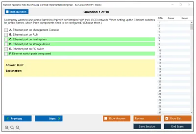 Network Appliance NS0-502 NetApp Certified Implementation Engineer – SAN Practice test exam simulator test engine exam Prep practice test questions answers Image 1