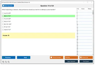 ECCouncil EC0-350 Ethical Hacking and Countermeasures V8 Practice test exam simulator test engine exam Prep practice test questions answers Image 19