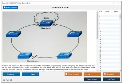 Cisco 352-001 CCDE™ Written Exam (v2.1) Practice test exam simulator test engine exam Prep practice test questions answers Image 4
