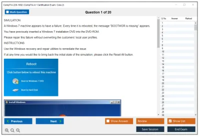 CompTIA 220-1002 CompTIA A+ Certification Exam: Core 2 Practice test exam simulator test engine exam Prep practice test questions answers Image 1