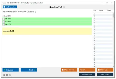 Huawei H12-425 HCNP-DCF-Build Facility Development Optimization Practice test exam simulator test engine exam Prep practice test questions answers Image 7