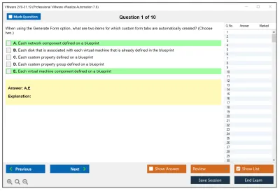 VMware 2V0-31.19 Professional VMware vRealize Automation 7.6 Practice test exam simulator test engine exam Prep practice test questions answers Image 1